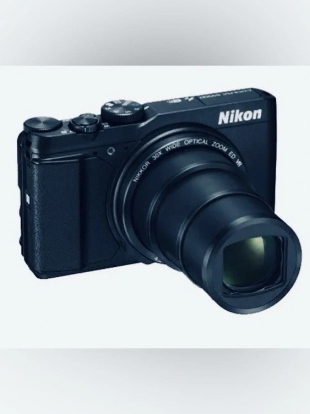Nikon COOLPIX S9900 Digital Camera Bundle - Black 97% New SD Card 128GB And Box